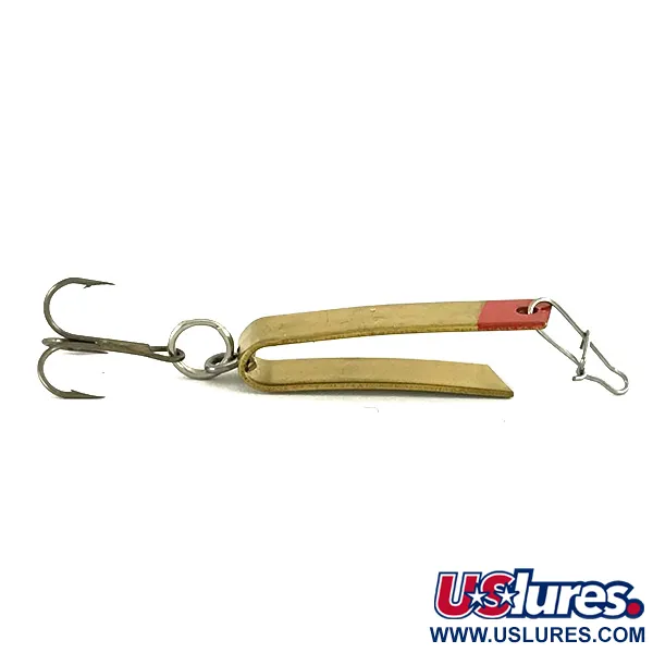 Luhr Jensen Super-Duper 501 Cucharilla, Oro / Rojo, 2,3g, Forma U, #7047