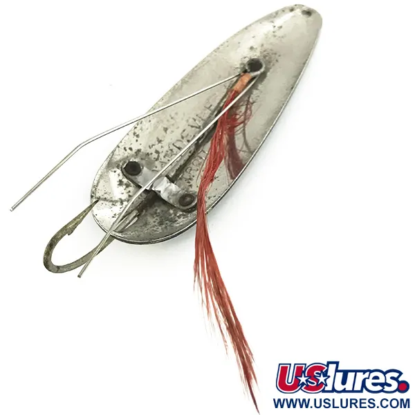 Eppinger Weedless Dardevle Cucharilla, Negro/Blanco/Níquel, 28g, #7068