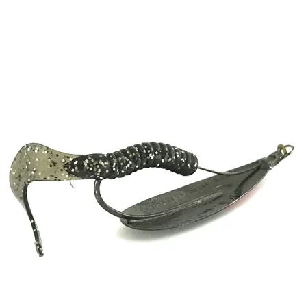 Weedless Johnson Silver Minnow Cucharilla, Negro / Rojo, 14g, #7071