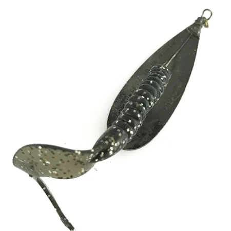 Weedless Johnson Silver Minnow Cucharilla, Negro / Rojo, 14g, #7071