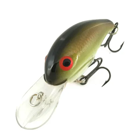 Bandit 200 Crankbait, Olivo-Oro, 8.5g, Sonajero Interno, #7077
