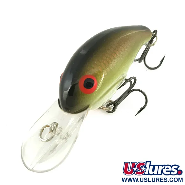 Bandit 200 Crankbait, Olivo-Oro, 8.5g, Sonajero Interno, #7077