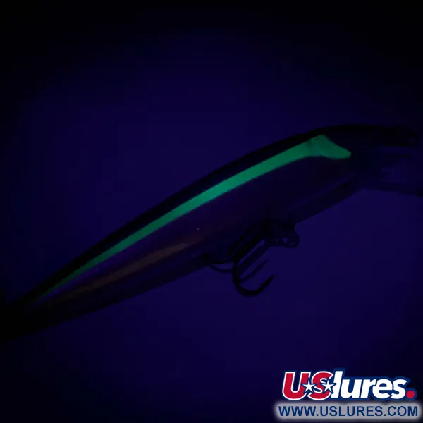 RAPALA HUSKY JERK Holo Señuelo, Plateado-Amarillo, 10g, Suspending, #7079