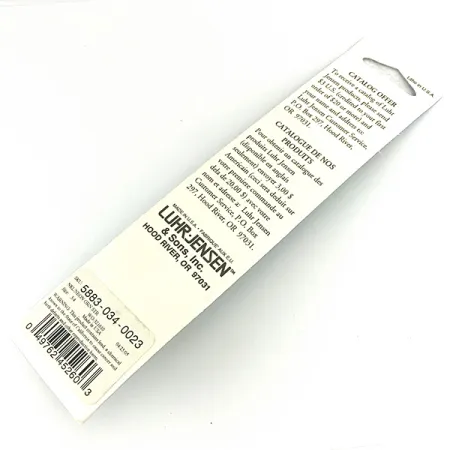 Luhr Jensen Deep Stinger Cucharilla, Plata / Verde, 21g, UV, #7085