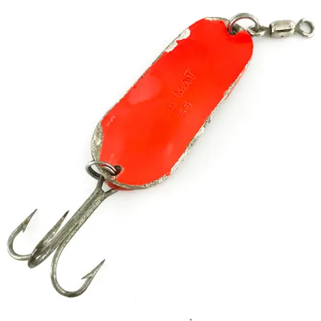 Gibbs Delta Kit-A-Mat #55 Cucharilla, Plata/Naranja UV, 25g, Glow UV, #7086