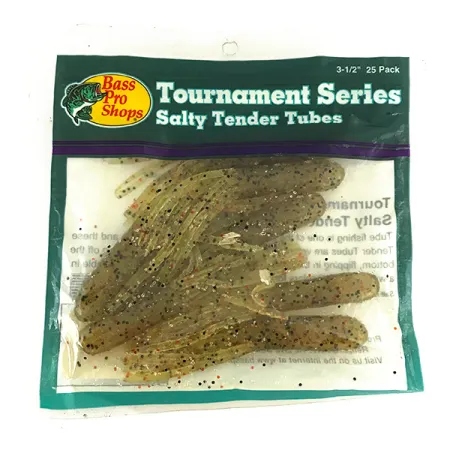 Bass Pro Shops Salty Tender Flipping Tubes vinilo 7 uds