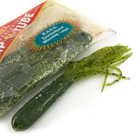 Strike King Flipt-N-Tube Vinilo, Green Pumpkin, 13cm, 7uds, #7090