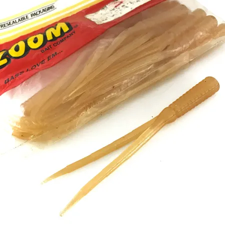 Zoom Split Tail Trailer señuelo blando, Blanco perla, 10cm, #7092