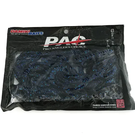 Damiki Monster Miki Señuelo vinilo, Azul, 18cm, Cuerpo anillado, #7096