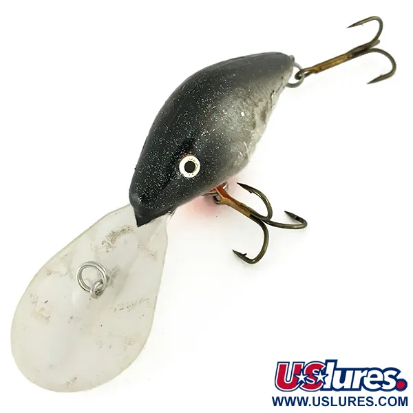 Mann's 30+ Depth Plus Crankbait, Negro-Plata, 14g, Profundidad, #7103