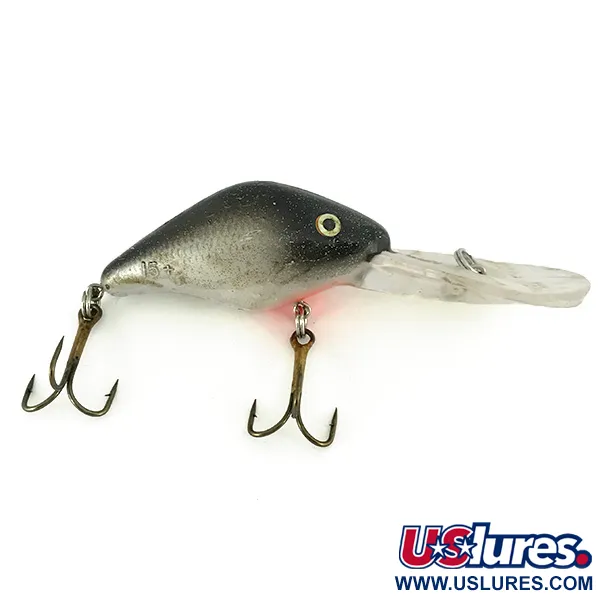Mann's 30+ Depth Plus Crankbait, Negro-Plata, 14g, Profundidad, #7103