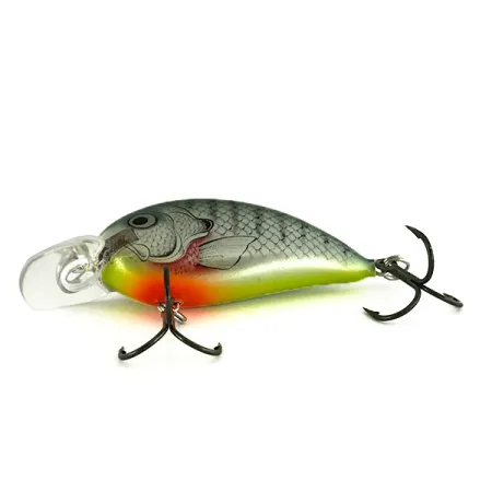 Bagley Pro Sunny B Squarebill Crankbait, Verde Plata, 8,5g, Balsa, #7107