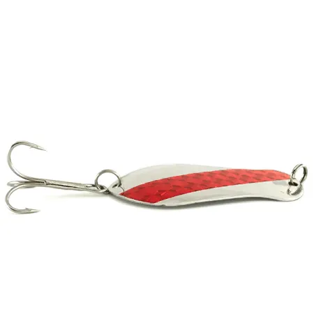 K-B Bait K-B Spoon Cucharilla, Níquel / Rojo, 14g, Prisámatico, #7119
