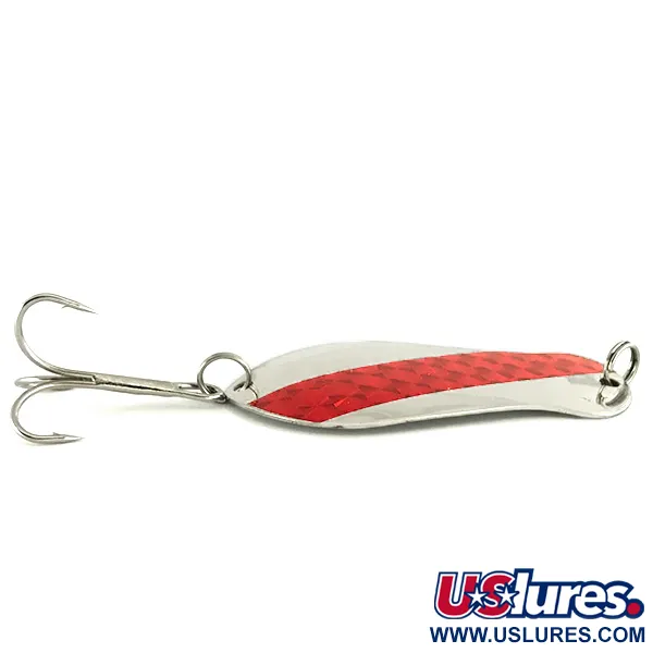 K-B Bait K-B Spoon Cucharilla, Níquel / Rojo, 14g, Prisámatico, #7119
