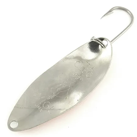 Seneca Little Cleo Glow cucharilla curricán, Blanco/Naranja/Níquel, 5g, #7120