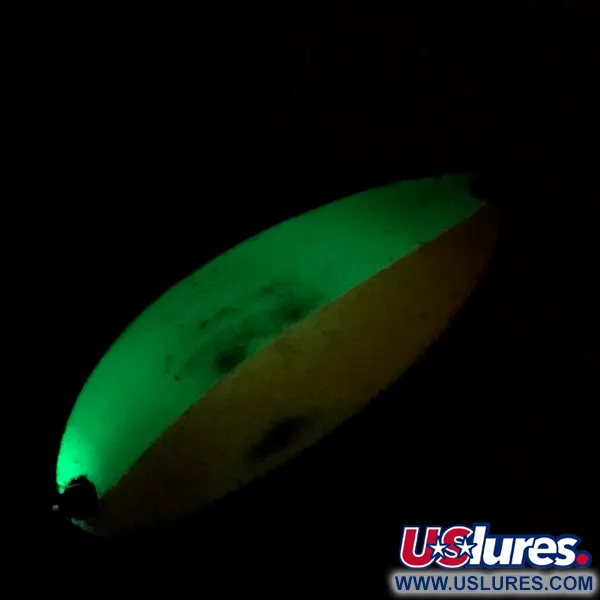 Seneca Little Cleo Glow cucharilla curricán, Blanco/Naranja/Níquel, 5g, #7120