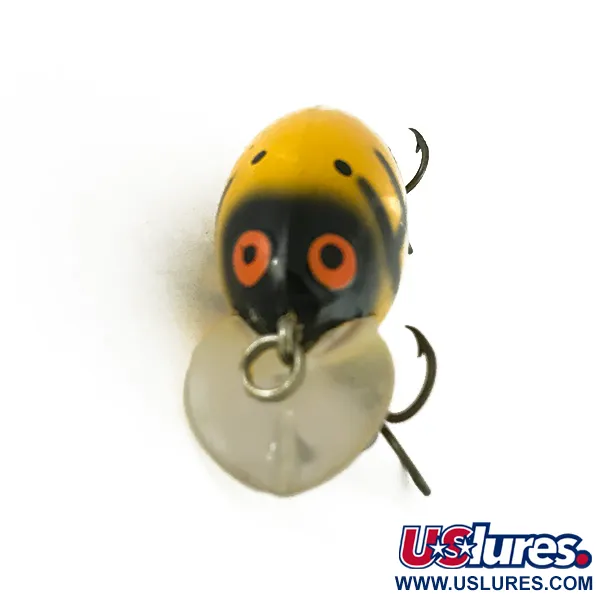 Bomber Model A Crankbait, Yellow Skeletal, 9g, Vintage, #7128