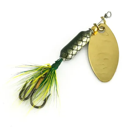 Yakima Bait Worden’s Original Rooster Tail Cucharilla, Oro, 2.6g, #7131
