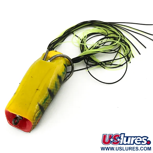 SPRO Dean Rojas Bronzeye Frog Popper, Perca, 14g, Double Hook, #7148