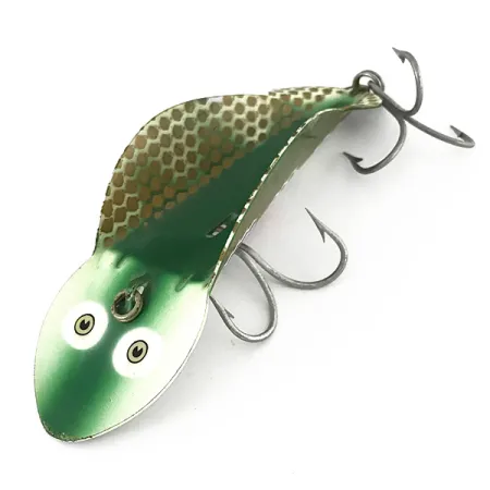 Buck Perry Spoonplug, Blanco/Verde/Rojo, 21g, Estructura, #7152