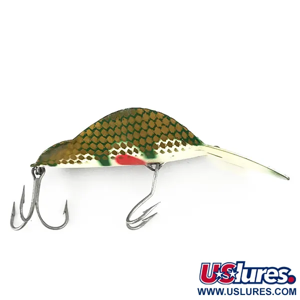 Buck Perry Spoonplug, Blanco/Verde/Rojo, 21g, Estructura, #7152