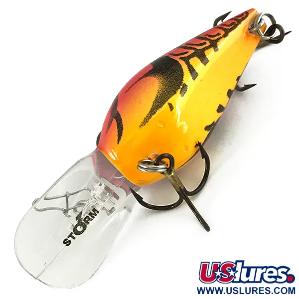 Storm Original Series Wiggle Wart Crankbait, Red, 11g, Sonajero, #7155