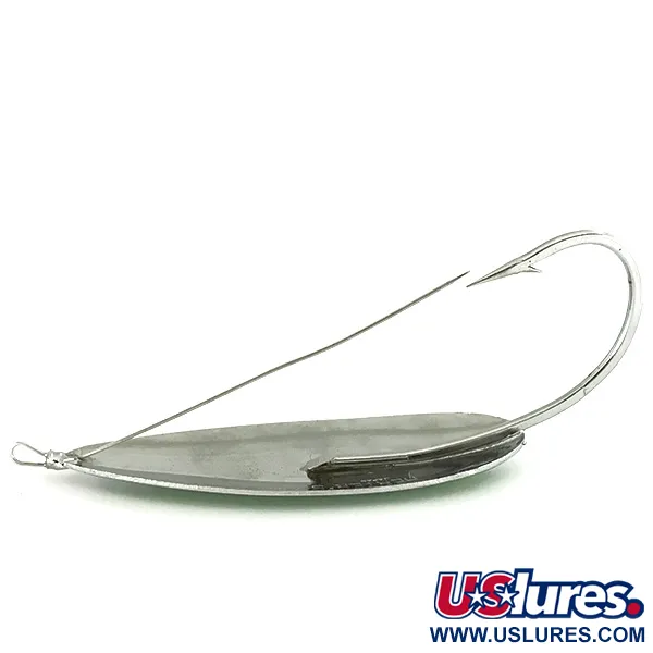 Herter's Olson Minnow Cucharilla Antialgas, Níquel/Verde, 31g, #7160