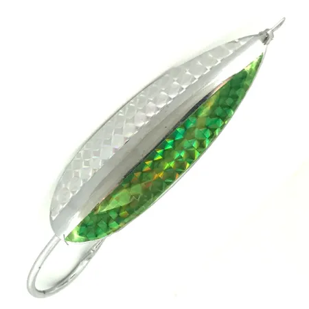 Herter's Olson Minnow Cucharilla Antialgas, Níquel/Verde, 31g, #7160