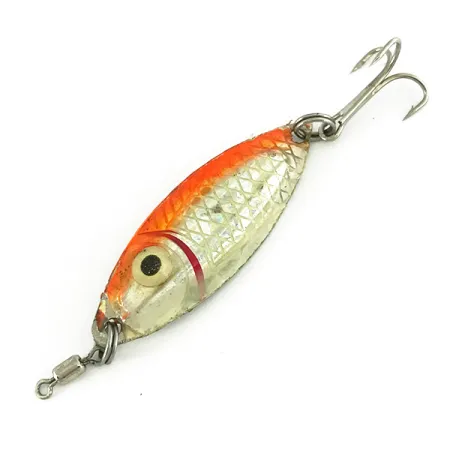 Other Premium Bass Minnow Jig, Plateado / Naranja, 6,5g, #7174
