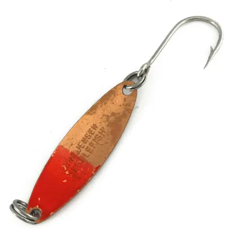 Luhr Jensen Needlefish 1 UV, 2g, Cobre / Rojo UV Glow, Cucharilla de curricán #7185
