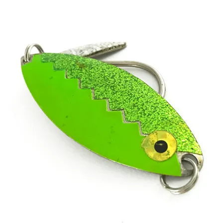 Flashy Fish Lures Flashy Fish Cucharilla Curricán, Verde/Níquel, 6g, #7201