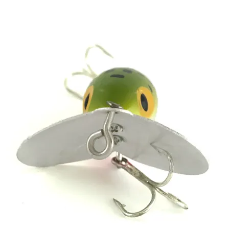 Fred Arbogast Jitterbug Señuelo Superficie, Frog, 7g, Babero Metal, #7215