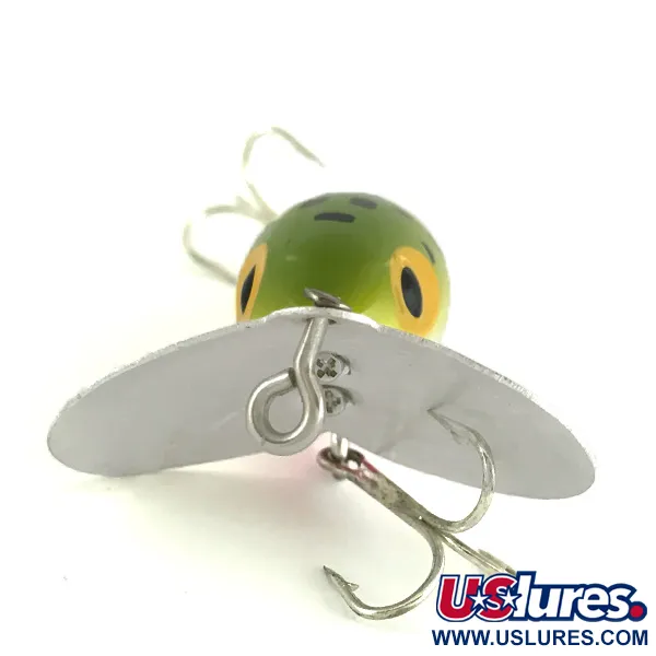 Fred Arbogast Jitterbug Señuelo Superficie, Frog, 7g, Babero Metal, #7215