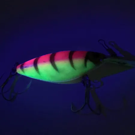 Storm Hot'N Tot Thin Fin UV Señuelo, Hot Tiger, 6.5g, Babero Metal, #7216