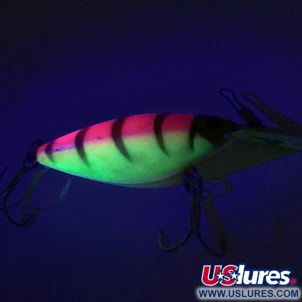 Storm Hot'N Tot Thin Fin UV Señuelo, Hot Tiger, 6.5g, Babero Metal, #7216