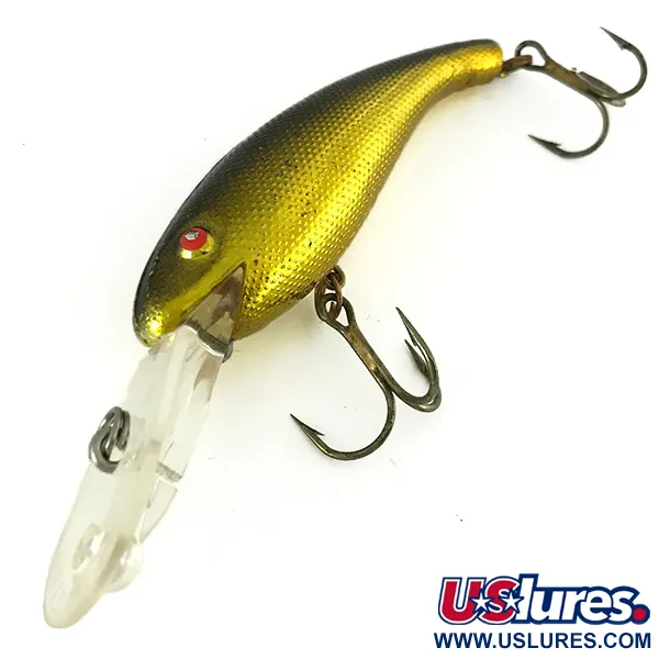 Cotton Cordell Wally Diver Crankbait, Oro, 14g, Sonajero, #7220