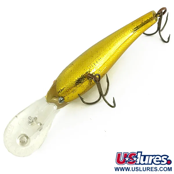 Cotton Cordell Wally Diver Crankbait, Oro, 14g, Sonajero, #7220