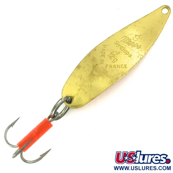 Mepps Syclops 1 UV Cucharilla Ondulante, Fire Tiger, 12g, UV, #7230