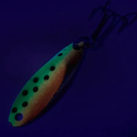 Acme Kastmaster UV Cucharilla, Fire Tiger, 3,5g, Efecto UV, #7235