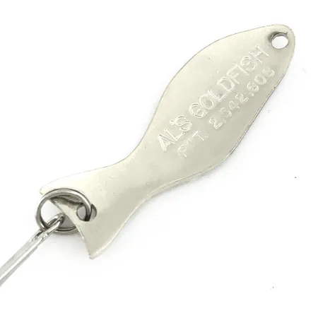 Al's gold fish Cucharilla, Níquel, 7g, Diseño vintage, #7236