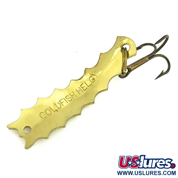 Al's Goldfish Goldfish Helgy Cucharilla, Oro / Ojos Rojos, 4.5g, #7244