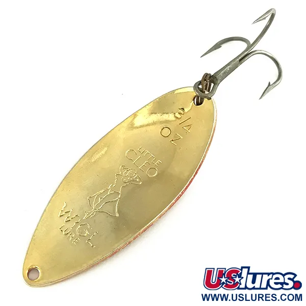 Cucharilla Seneca Little Cleo, Rojo/Blanco/Oro, 21g, Hula Girl, #7267