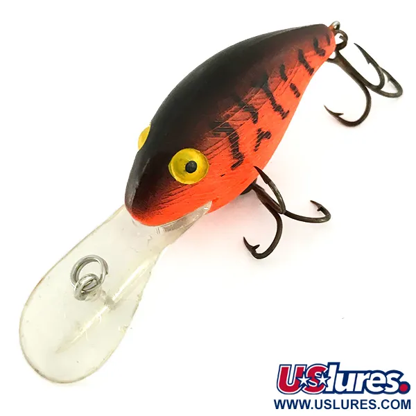 Rebel Deep Wee R Crankbait, Tiger (Red), 10.5g, Profundidad, #7273