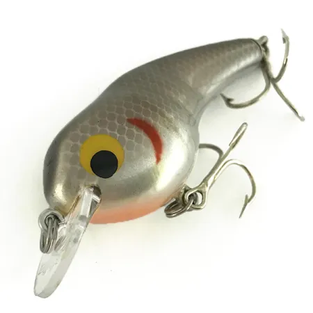 Bagley ET2 Crankbait, Plata, 9,5g, Madera de Balsa, #7278