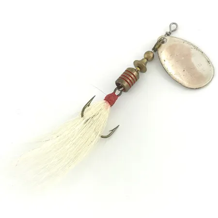Mepps Aglia 2 dressed - bucktail Cucharilla, Plata/Blanco, 4.7g, #7292