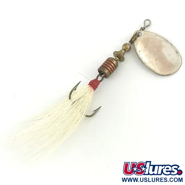 Mepps Aglia 2 dressed - bucktail Cucharilla, Plata/Blanco, 4.7g, #7292