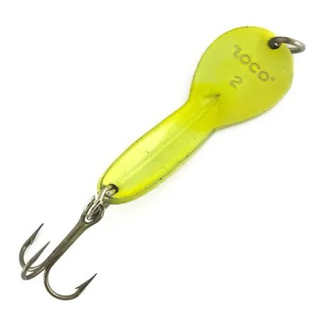 Loco 2 Glen Evans Cucharilla, Amarillo UV, 7g, Acabado UV, #7300