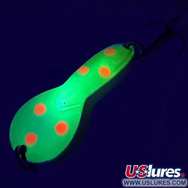 Loco 2 Glen Evans Cucharilla, Amarillo UV, 7g, Acabado UV, #7300