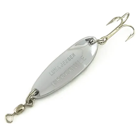 Luhr Jensen Krocodile Cucharilla, Níquel / Rojo, 7g, Lance, #7312