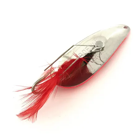 Eppinger Weedless Dardevle Imp Cucharilla, Rojo/Negro/Níquel, 11g, #7318